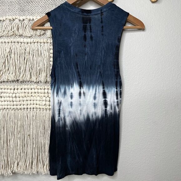 Zoe + Liv Blue Ombre Tie Dye Cactus Tank Top - Picture 2 of 3